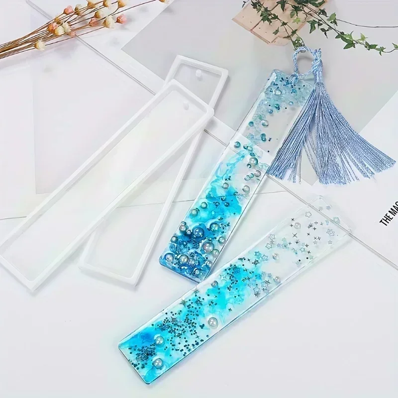5pcs/set DIY Rectangular Cryst - Silicone Epoxy Resin Molds Set recension och pris