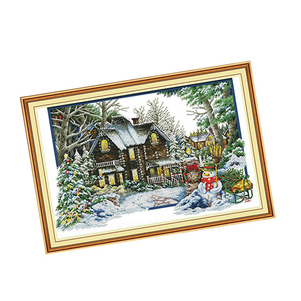 Stamped Cross Stitch Kit with  - Cross Stitch Stamped Kits Beginners recension och pris