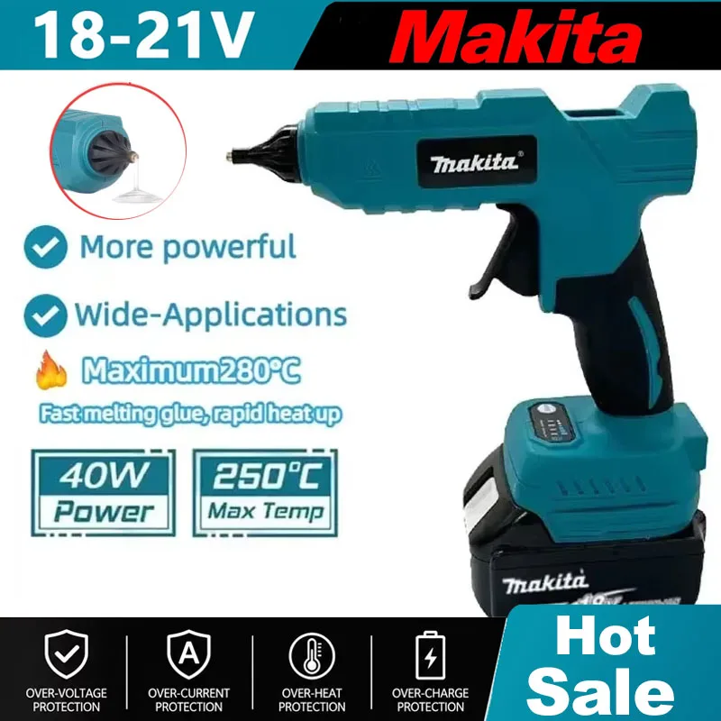Makita Cordless Electric Hot M - Hot Melt Glue Gun Cordless recension och pris