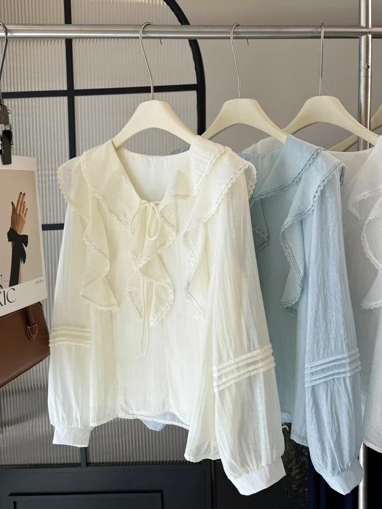 French V-Neck Chic Long Sleeve - Embroidery recension och pris
