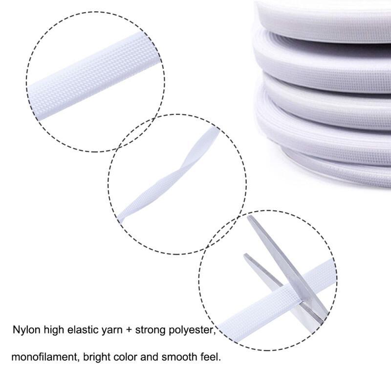 0.3-1.5CM White Polyester Plas - Sewing recension och pris