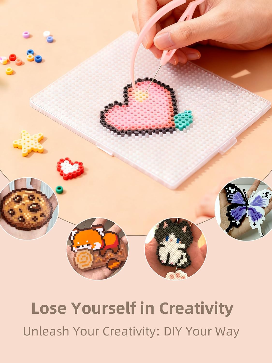 Fuse Beads Kit-Easy DIY-96 Col - Beading recension och pris