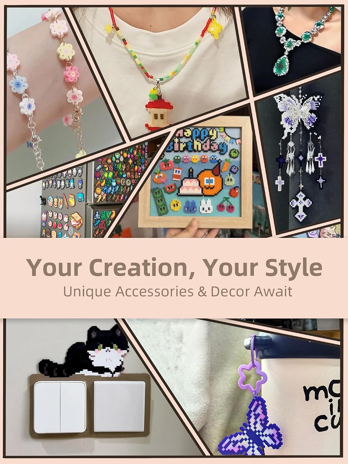 Fuse Beads Kit-Easy DIY-96 Col - Beading recension och pris